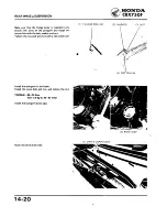 Предварительный просмотр 241 страницы Honda 1984 CBX750F Workshop Manual