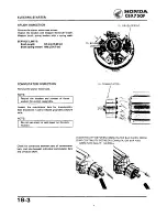 Предварительный просмотр 284 страницы Honda 1984 CBX750F Workshop Manual