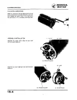 Предварительный просмотр 285 страницы Honda 1984 CBX750F Workshop Manual