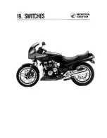 Предварительный просмотр 288 страницы Honda 1984 CBX750F Workshop Manual