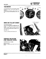 Предварительный просмотр 295 страницы Honda 1984 CBX750F Workshop Manual