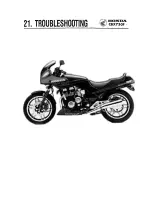 Предварительный просмотр 301 страницы Honda 1984 CBX750F Workshop Manual