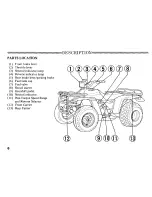 Предварительный просмотр 10 страницы Honda 1984 TRX 200 Owner'S Manual