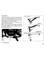 Предварительный просмотр 17 страницы Honda 1984 TRX 200 Owner'S Manual