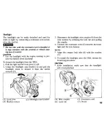 Предварительный просмотр 23 страницы Honda 1984 TRX 200 Owner'S Manual