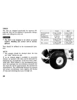 Предварительный просмотр 28 страницы Honda 1984 TRX 200 Owner'S Manual