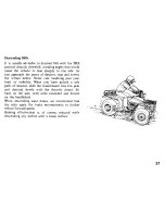 Предварительный просмотр 41 страницы Honda 1984 TRX 200 Owner'S Manual