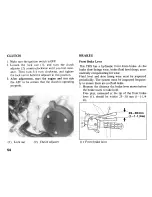 Предварительный просмотр 58 страницы Honda 1984 TRX 200 Owner'S Manual