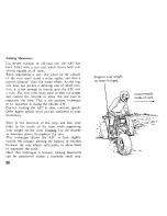 Предварительный просмотр 33 страницы Honda 1985 ATC 250R Owner'S Manual