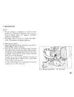 Предварительный просмотр 46 страницы Honda 1985 ATC 250R Owner'S Manual