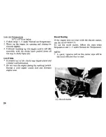 Предварительный просмотр 28 страницы Honda 1985 ATC125M Owner'S Manual