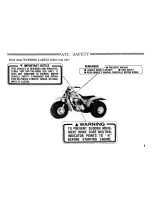 Preview for 5 page of Honda 1985 ATC200S Owner'S Manual