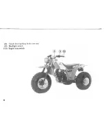 Предварительный просмотр 9 страницы Honda 1985 ATC200X Owner'S Manual