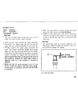 Предварительный просмотр 50 страницы Honda 1985 ATC200X Owner'S Manual