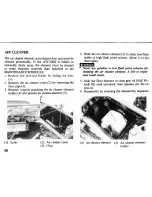 Предварительный просмотр 51 страницы Honda 1985 ATC200X Owner'S Manual