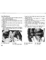 Предварительный просмотр 65 страницы Honda 1985 ATC200X Owner'S Manual