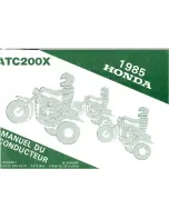 Предварительный просмотр 74 страницы Honda 1985 ATC200X Owner'S Manual