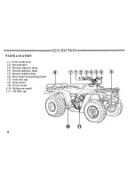 Preview for 9 page of Honda 1985 Four Trax 250 Owner'S Manual