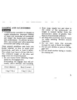 Предварительный просмотр 11 страницы Honda 1985 NIFTY 50 Owner'S Manual