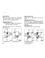 Предварительный просмотр 24 страницы Honda 1985 NIFTY 50 Owner'S Manual