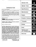 Preview for 1 page of Honda 1985 Prelude 2DR Coupe Service Manual