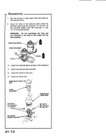 Preview for 81 page of Honda 1985 Prelude 2DR Coupe Service Manual