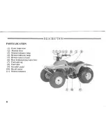 Предварительный просмотр 10 страницы Honda 1985 TRX 125 Owner'S Manual