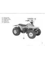 Предварительный просмотр 11 страницы Honda 1985 TRX 125 Owner'S Manual