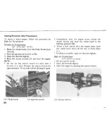 Предварительный просмотр 28 страницы Honda 1985 TRX 125 Owner'S Manual