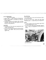 Предварительный просмотр 29 страницы Honda 1985 TRX 125 Owner'S Manual