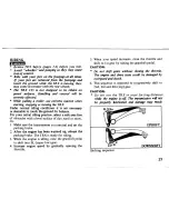 Предварительный просмотр 31 страницы Honda 1985 TRX 125 Owner'S Manual