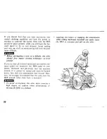 Предварительный просмотр 36 страницы Honda 1985 TRX 125 Owner'S Manual