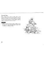 Предварительный просмотр 38 страницы Honda 1985 TRX 125 Owner'S Manual