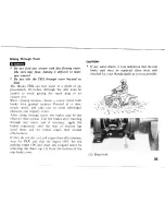 Предварительный просмотр 39 страницы Honda 1985 TRX 125 Owner'S Manual