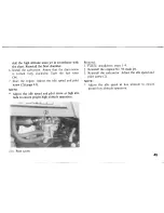 Предварительный просмотр 49 страницы Honda 1985 TRX 125 Owner'S Manual