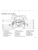 Предварительный просмотр 15 страницы Honda 1985 VT250-FII Owner'S Manual