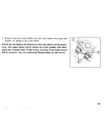 Предварительный просмотр 47 страницы Honda 1985 VT250-FII Owner'S Manual