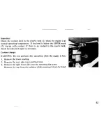 Предварительный просмотр 59 страницы Honda 1985 VT250-FII Owner'S Manual