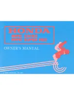 Honda 1986 ATC 250ES Owner'S Manual preview