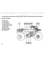 Preview for 9 page of Honda 1986 ATC 250ES Owner'S Manual