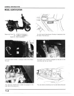 Предварительный просмотр 3 страницы Honda 1986 CH250 Service Manual