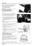 Предварительный просмотр 54 страницы Honda 1986 CH250 Service Manual