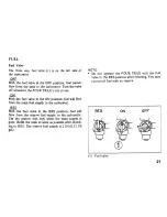 Preview for 24 page of Honda 1986 FOUR TRAX 250 TRX250 Owner'S Manual