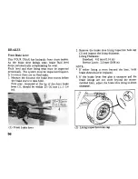 Preview for 59 page of Honda 1986 FOUR TRAX 250 TRX250 Owner'S Manual