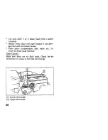 Preview for 61 page of Honda 1986 FOUR TRAX 250 TRX250 Owner'S Manual