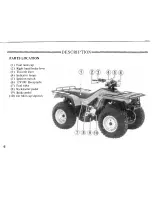 Preview for 11 page of Honda 1986 TRX350 4x4 Owner'S Manual