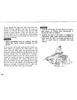 Preview for 45 page of Honda 1986 TRX350 4x4 Owner'S Manual