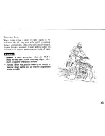 Preview for 48 page of Honda 1986 TRX350 4x4 Owner'S Manual