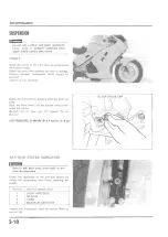 Предварительный просмотр 81 страницы Honda 1986 VFR 750F Shop Manual