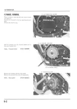 Предварительный просмотр 222 страницы Honda 1986 VFR 750F Shop Manual